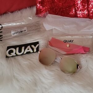Quay Australia Rose Gold Sunglasses